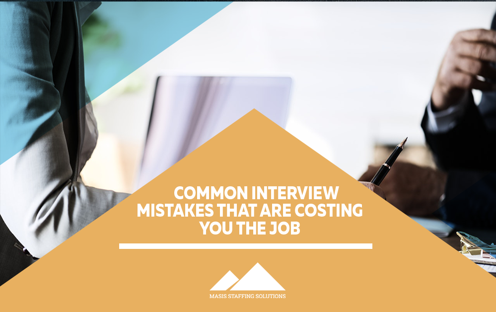 interview mistakes