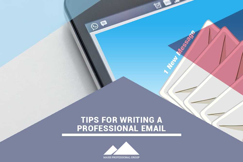 writing a professional email